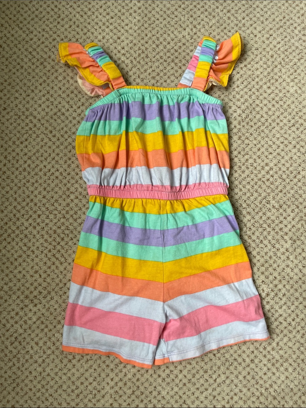 Old Navy rainbow striped romper